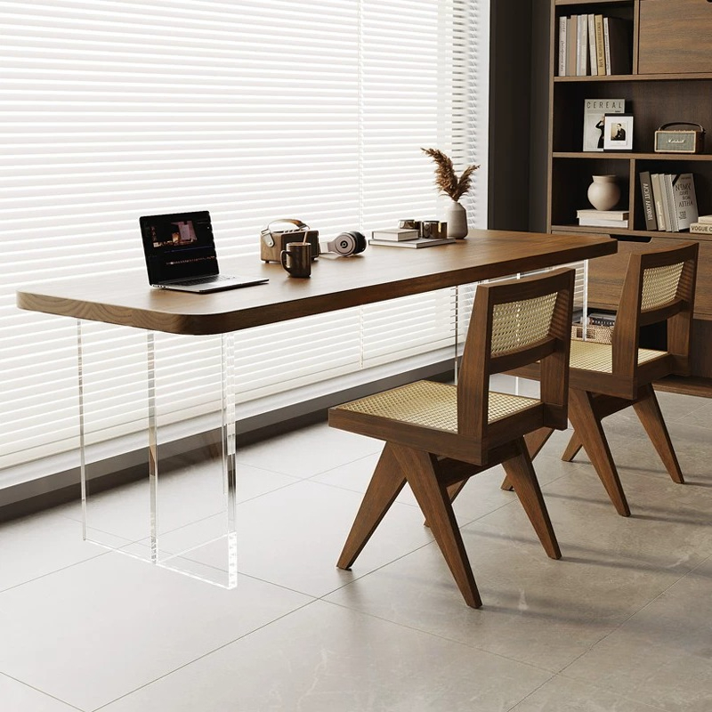 Bedroom Furniture - Скандинавский акриловый плавающий стол из массива