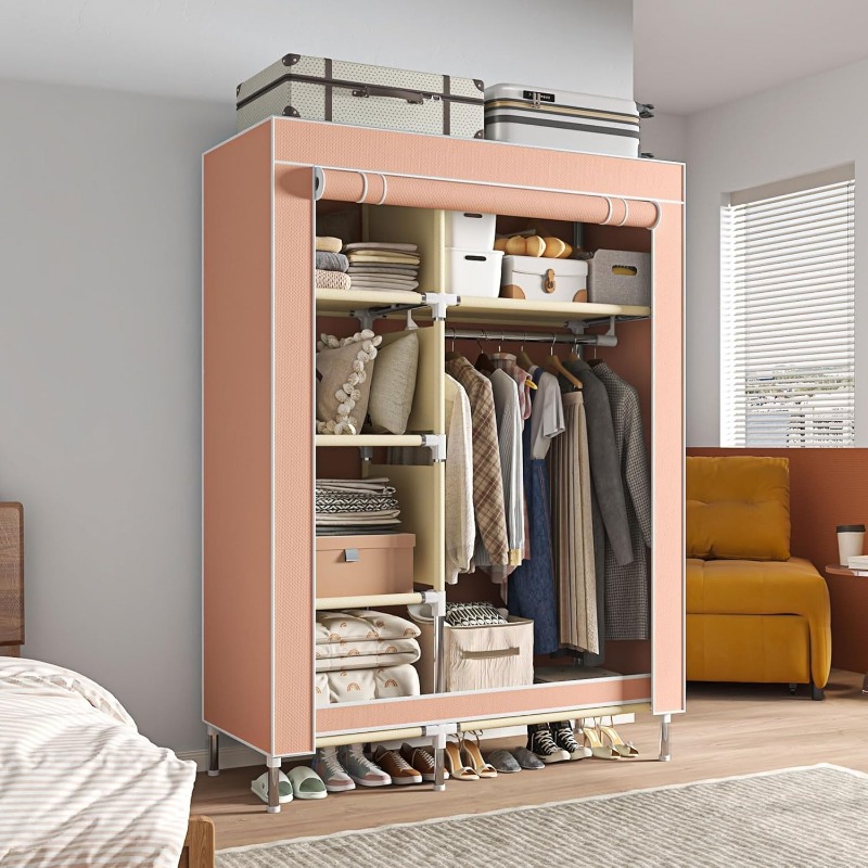 Wardrobe Closet Portable Fabric Cover - Портативный шкаф, отдельно стоящая организация подвешивания