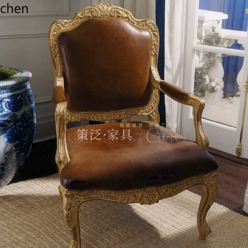 Chairs - Кресло TQH7.2 в винтажном стиле, с