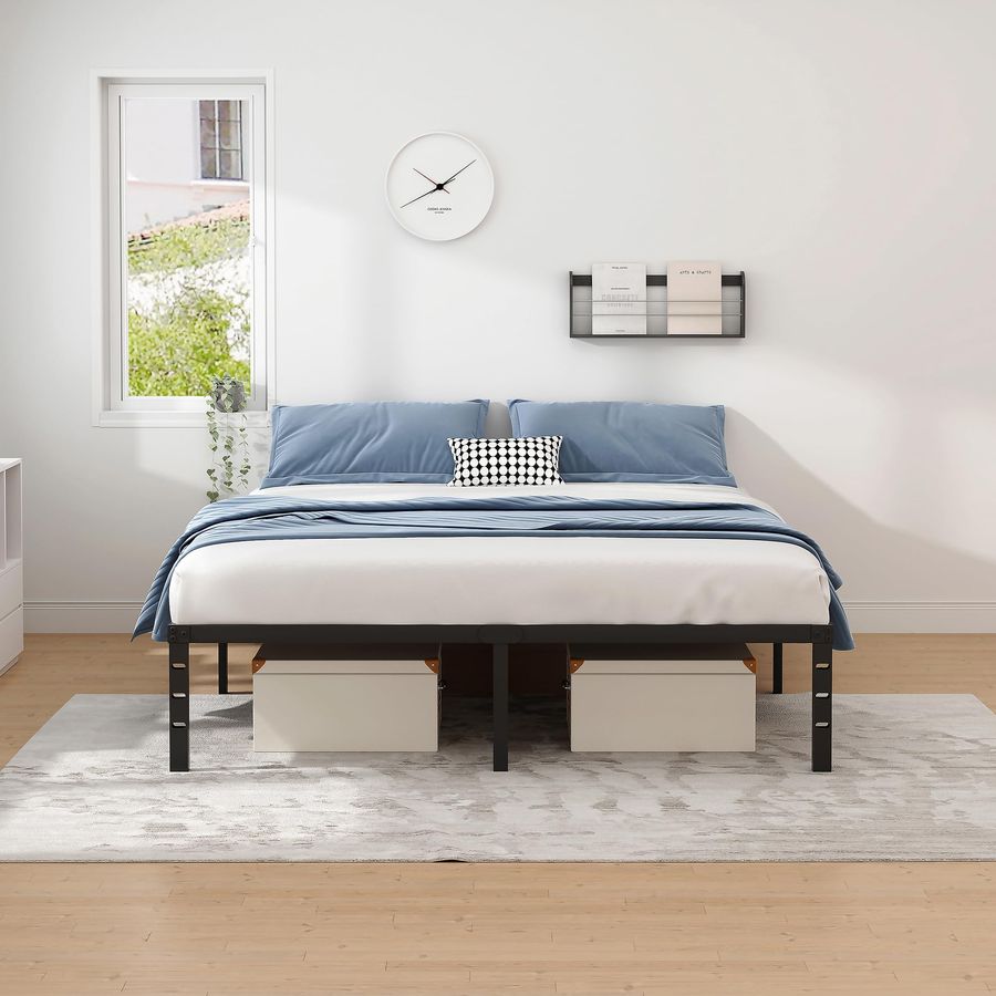 НОВАЯ металлическая кровать JE – обзор и цена Canopy Bed Frame Metal Queen