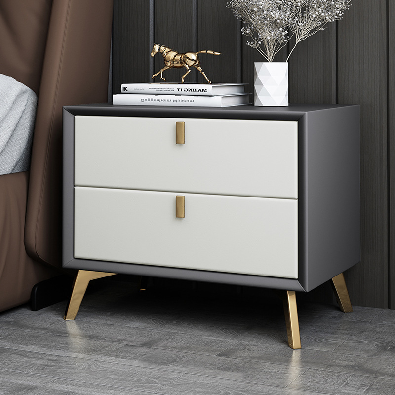 Современные прикроватные тумбо – обзор и цена Solid Wood Nightstand 2 Drawers