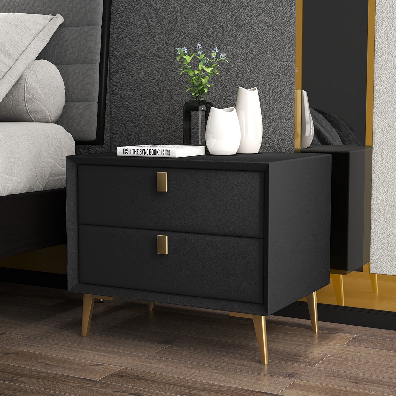 Современные прикроватные тумбо – обзор и цена Solid Wood Nightstand 2 Drawers