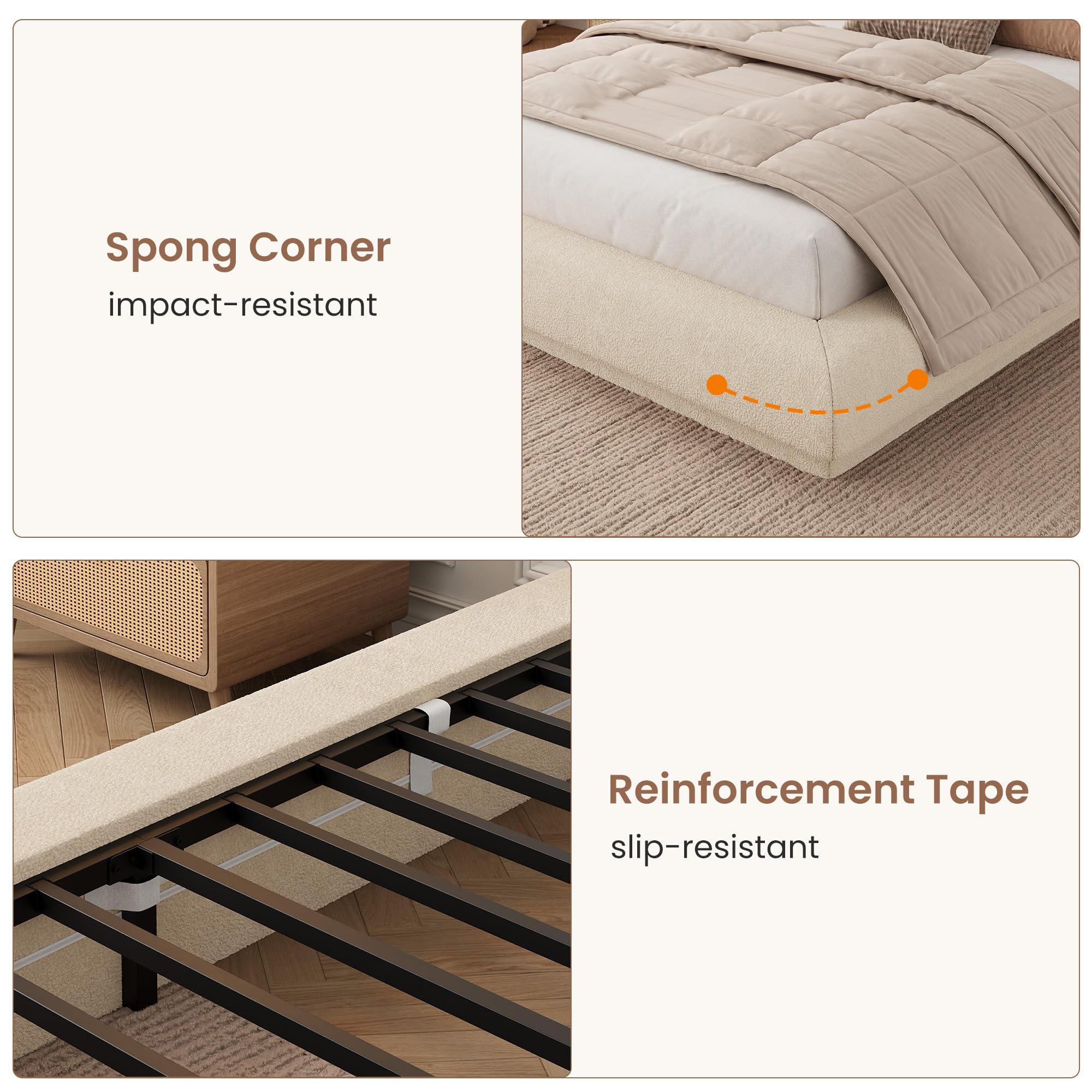 Кровать-платформа Full Queen K – обзор и цена Canopy Bed Frame Metal Queen