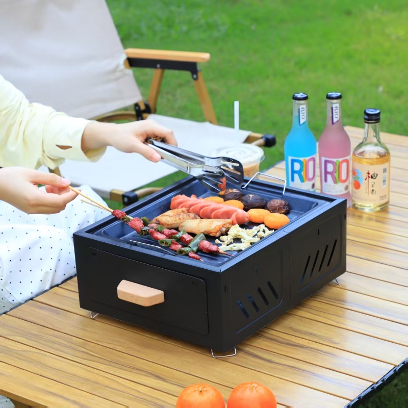 Портативный угольный гриль для – обзор и цена Outdoor Furniture