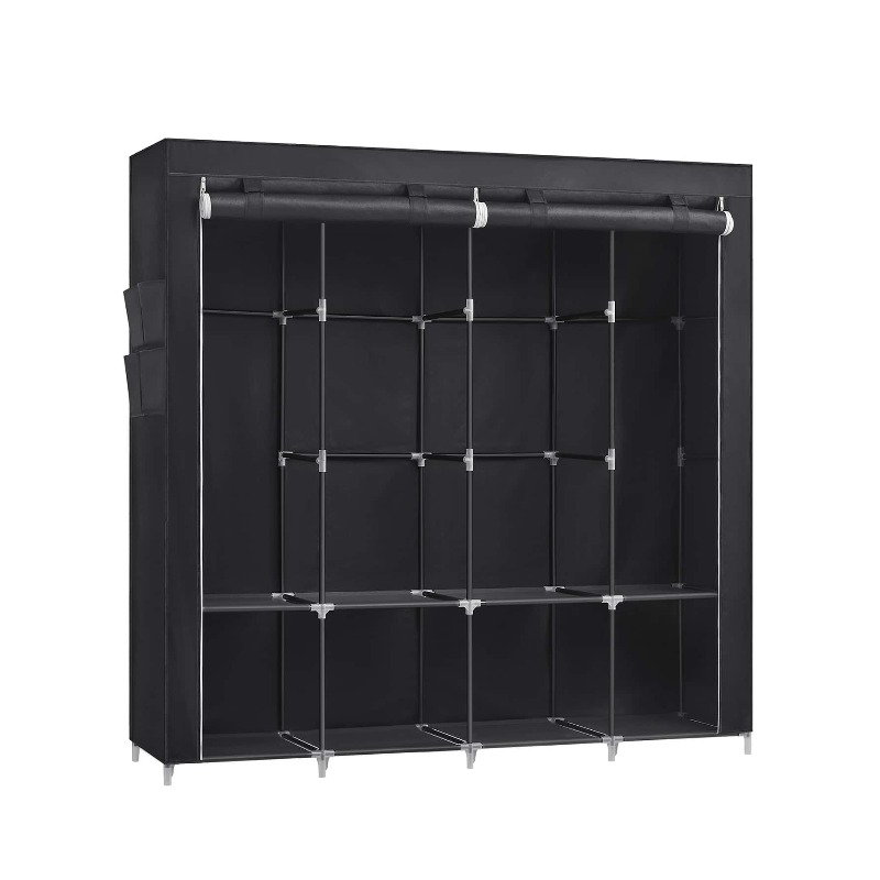 Портативный шкаф-гардероб с че – обзор и цена Wardrobe Closet Portable Fabric Cover