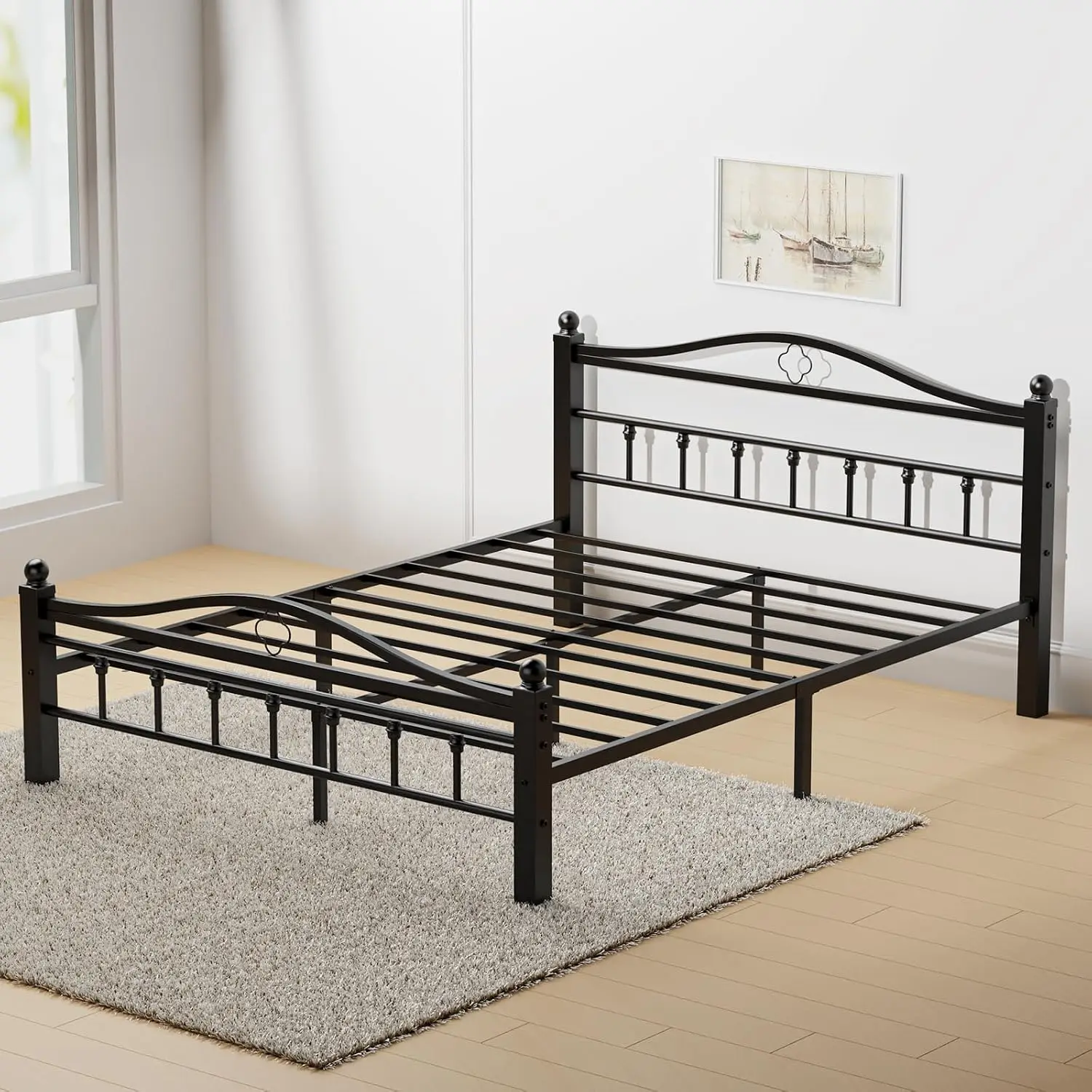 Металлическая кровать размера  – обзор и цена Canopy Bed Frame Metal Queen