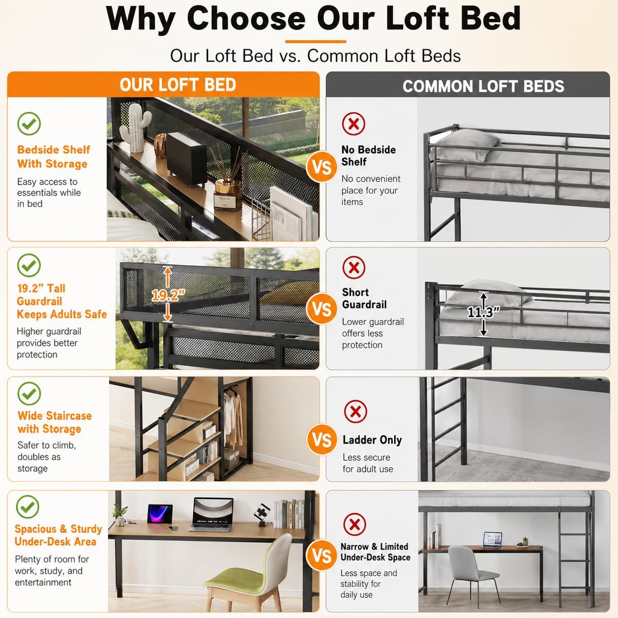 Двухъярусная кровать Mirighton – обзор и цена Canopy Bed Frame Metal Queen