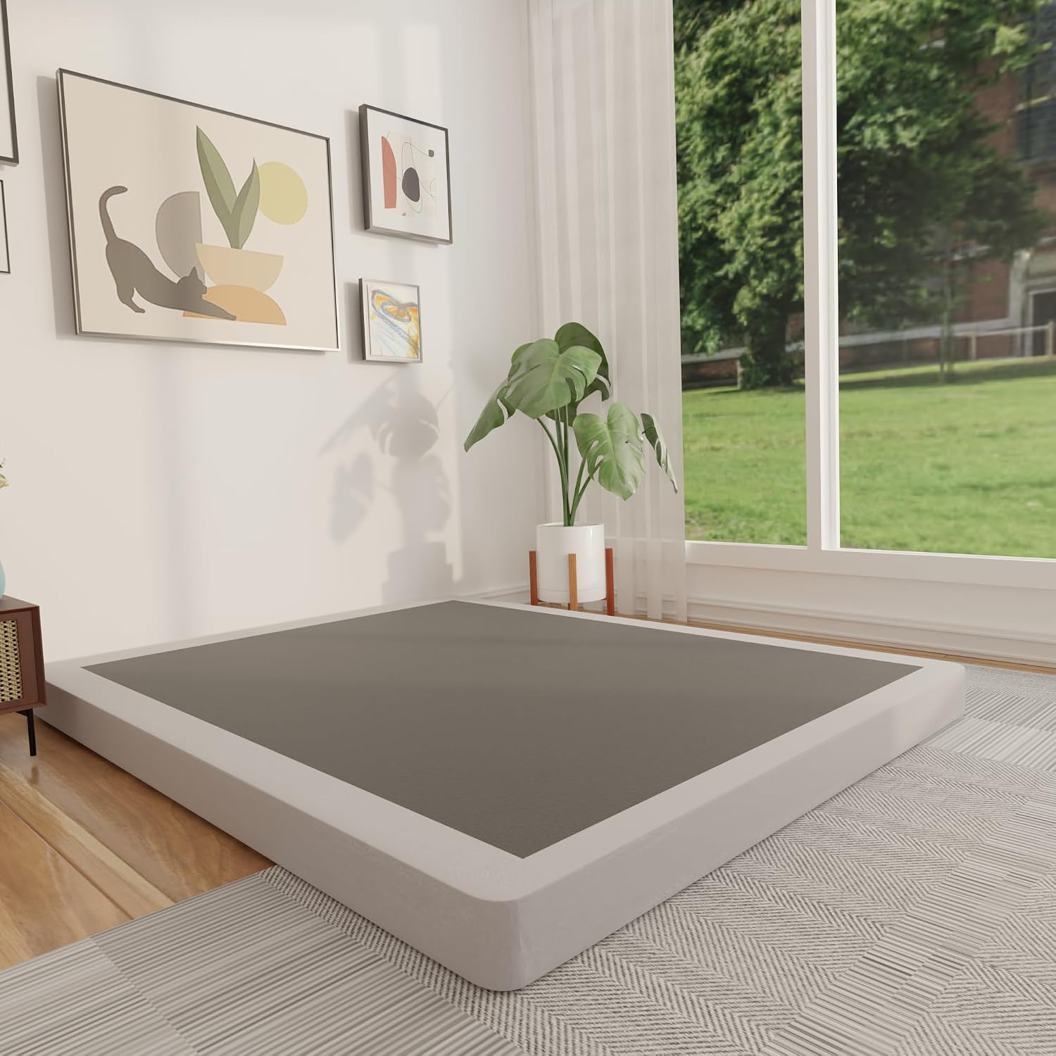 Низкопрофильное основание для  – обзор и цена Canopy Bed Frame Metal Queen