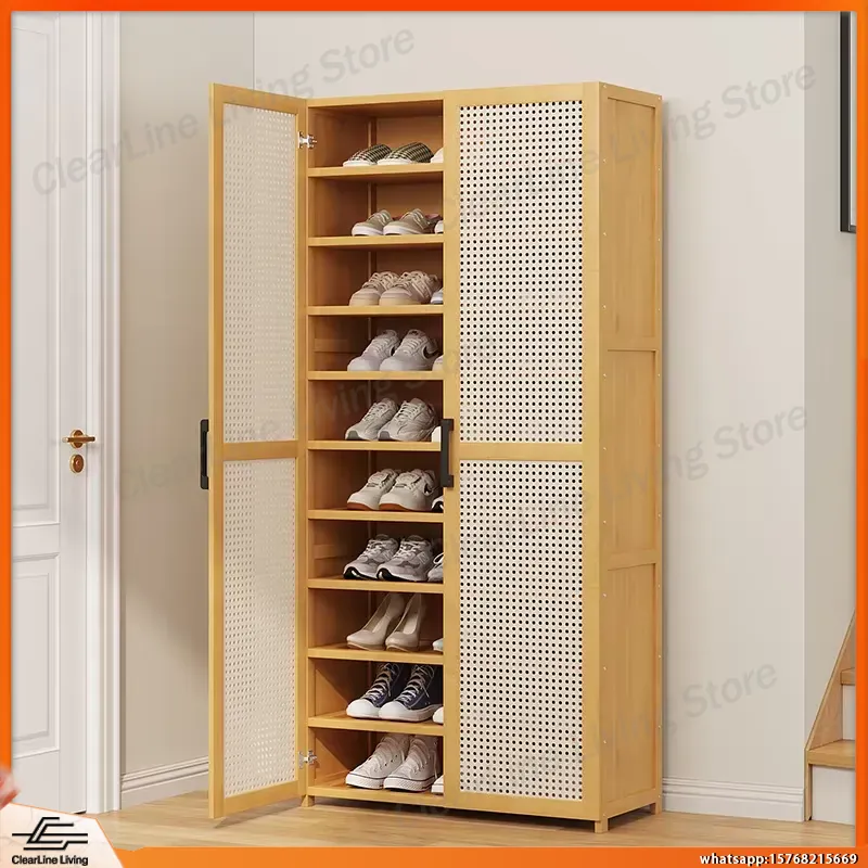 Современная многоярусная обувн – обзор и цена Shoe Rack Cabinet Narrow Entryway