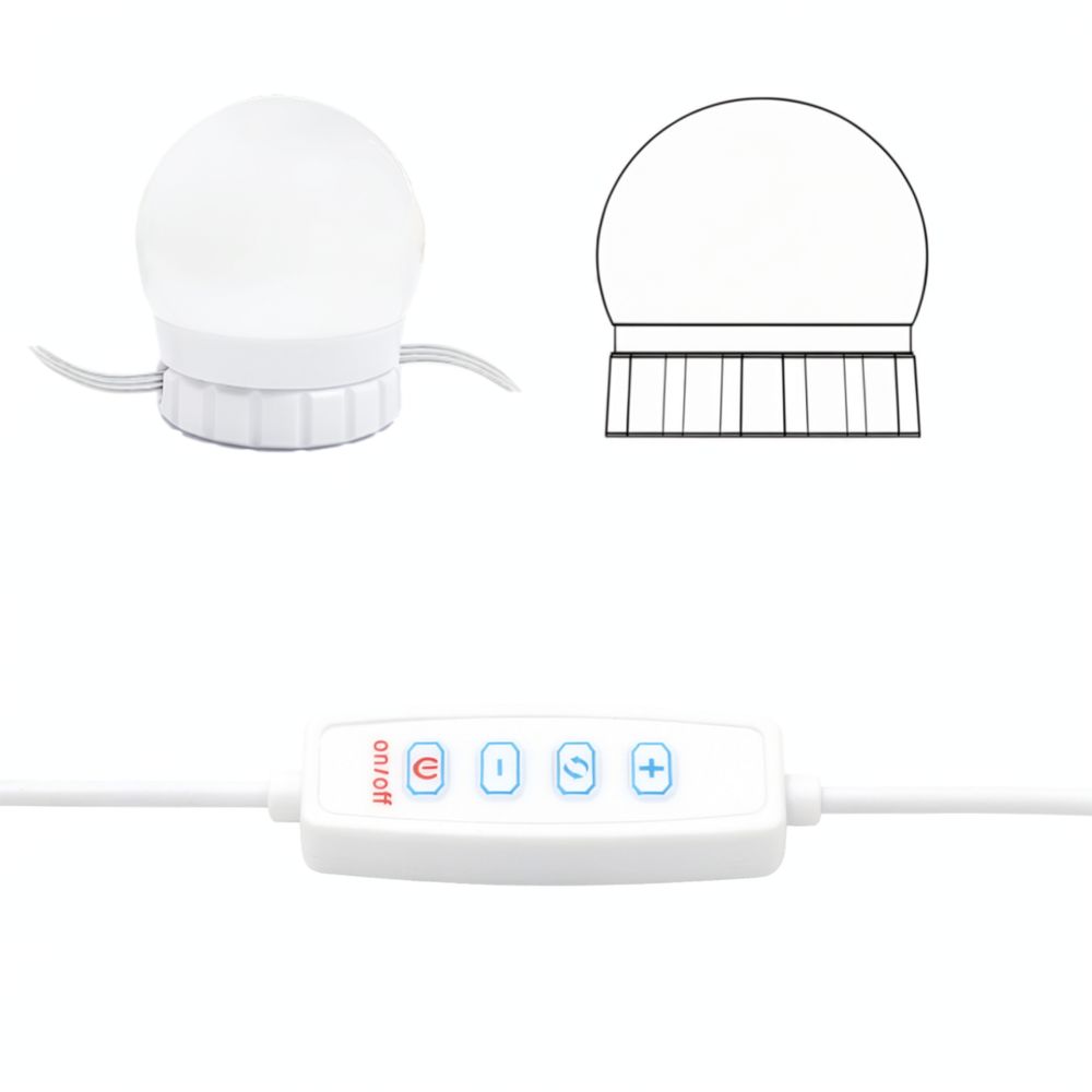 Светодиодная лампа для зеркала – обзор и цена Dressing Table Vanity With Lighted Mirror